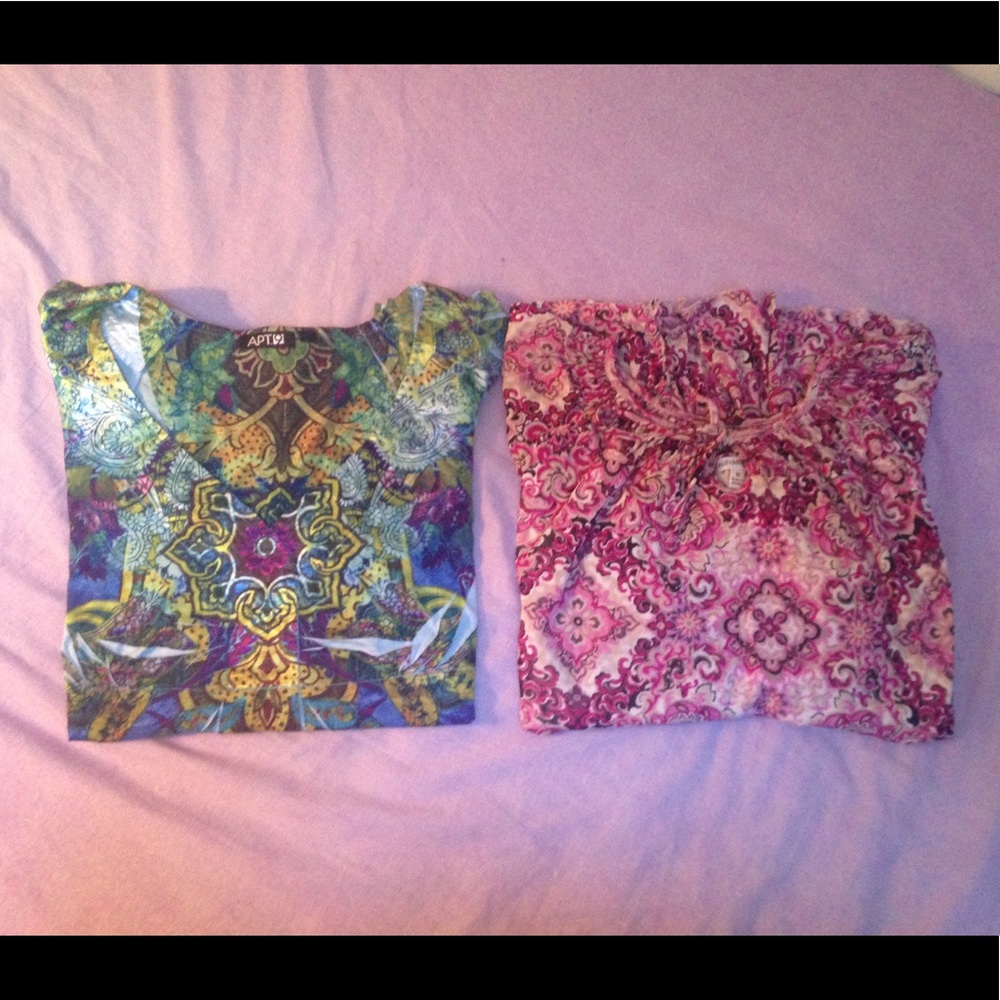 Patterned Blouses 👚💗